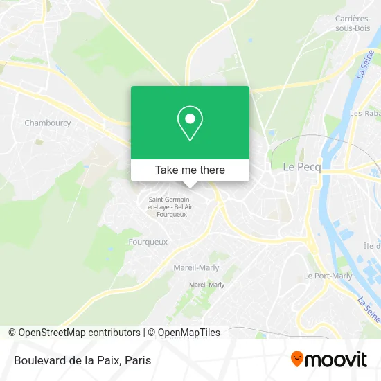 Boulevard de la Paix map