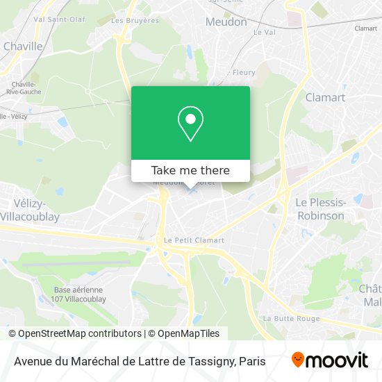 Avenue du Maréchal de Lattre de Tassigny map