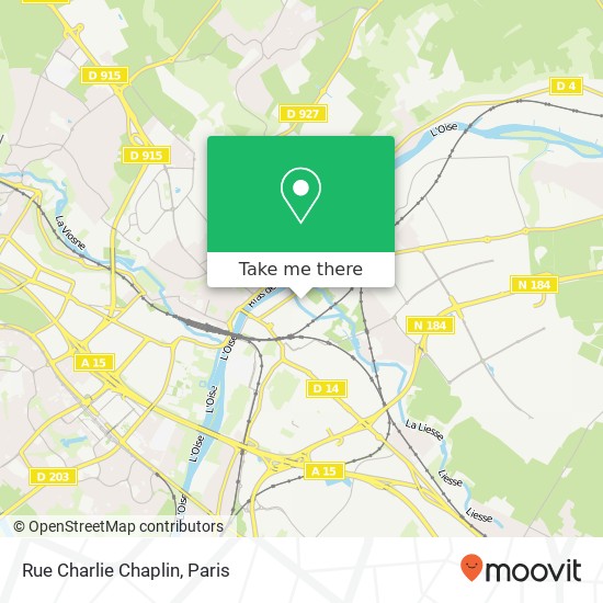 Mapa Rue Charlie Chaplin