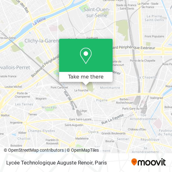 Lycée Technologique Auguste Renoir map
