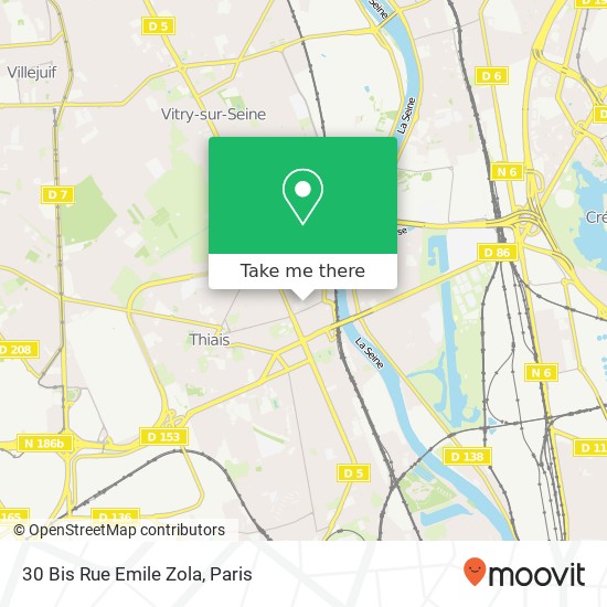 30 Bis Rue Emile Zola map