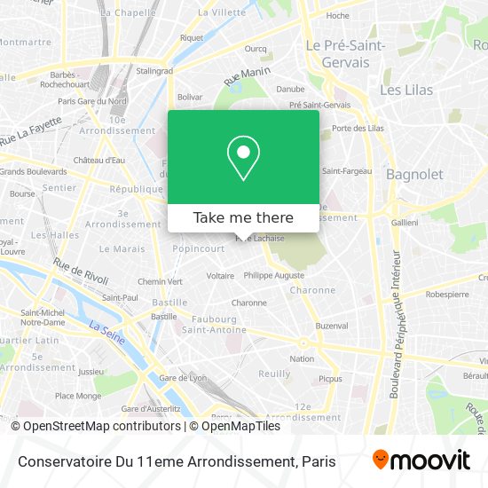 Conservatoire Du 11eme Arrondissement map