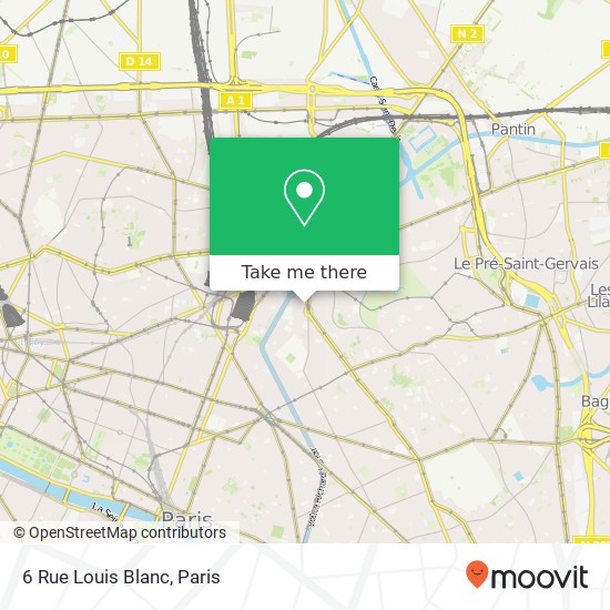 6 Rue Louis Blanc map