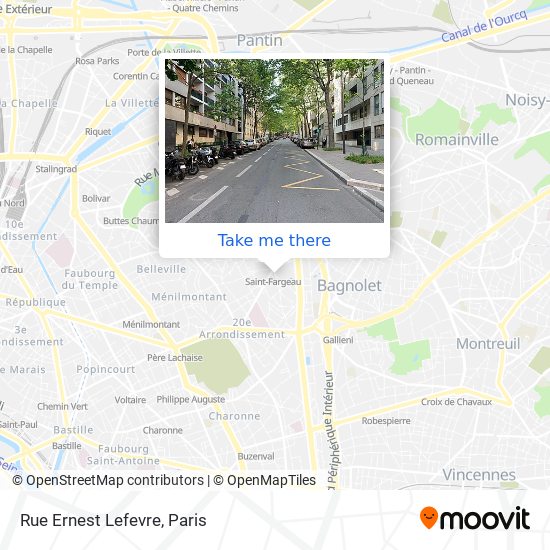 Rue Ernest Lefevre map