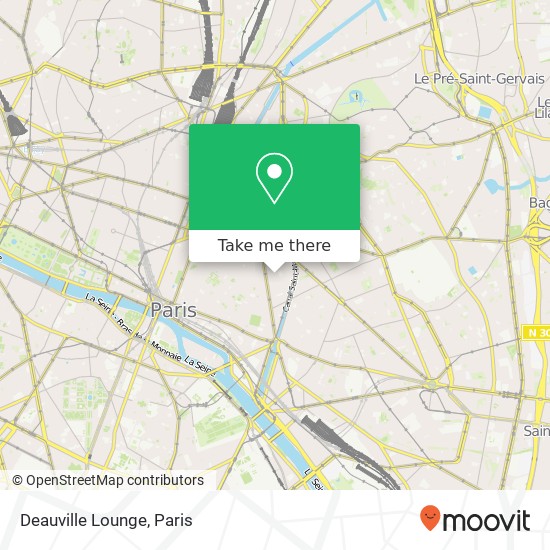 Deauville Lounge map