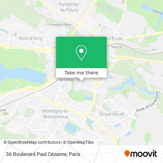 36 Boulevard Paul Cézanne map