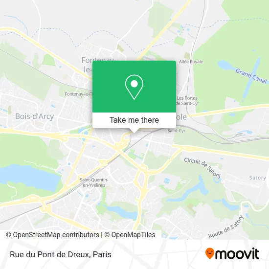 Rue du Pont de Dreux map