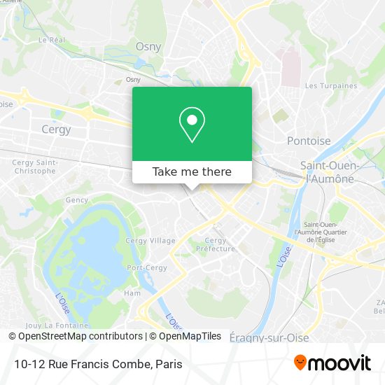 Mapa 10-12 Rue Francis Combe
