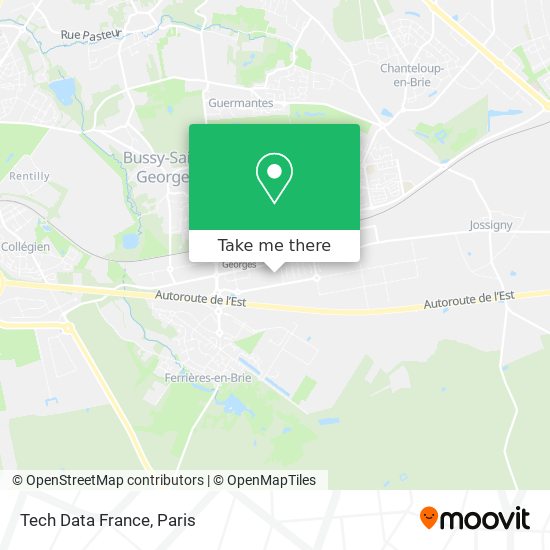 Tech Data France map