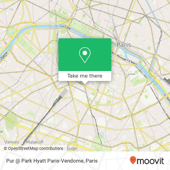 Pur @ Park Hyatt Paris-Vendome map