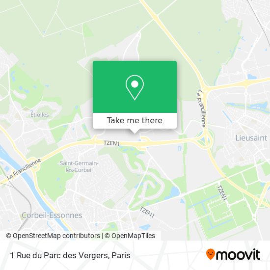1 Rue du Parc des Vergers map