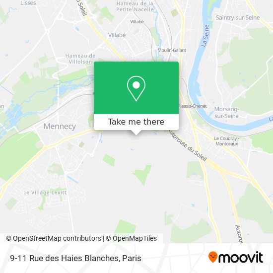 9-11 Rue des Haies Blanches map