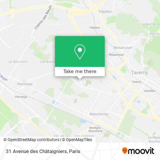 31 Avenue des Châtaigniers map