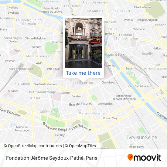 Fondation Jérôme Seydoux-Pathé map