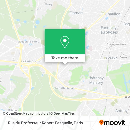 1 Rue du Professeur Robert-Fasquelle map