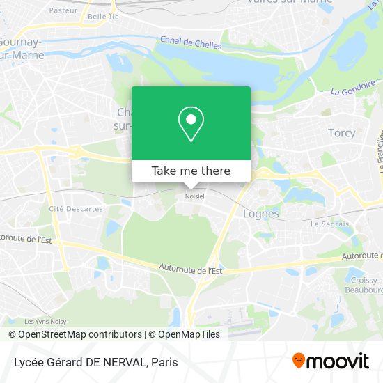 Lycée Gérard DE NERVAL map