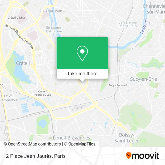 2 Place Jean Jaurès map