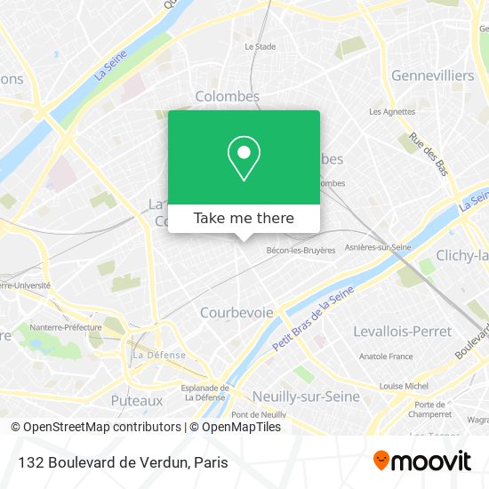 132 Boulevard de Verdun map