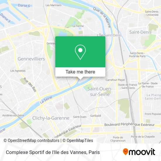 Complexe Sportif de l'Ile des Vannes map