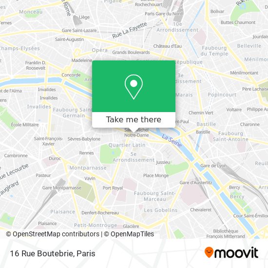 16 Rue Boutebrie map