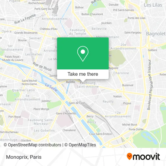 Monoprix map