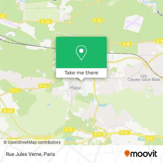 Mapa Rue Jules Verne