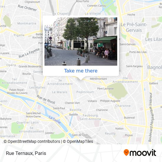 Mapa Rue Ternaux