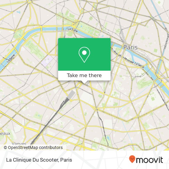 Mapa La Clinique Du Scooter