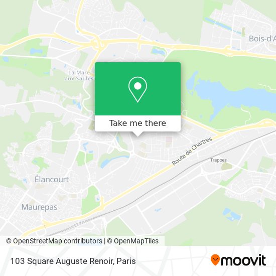 Mapa 103 Square Auguste Renoir