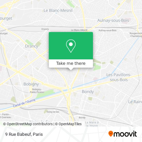 Mapa 9 Rue Babeuf