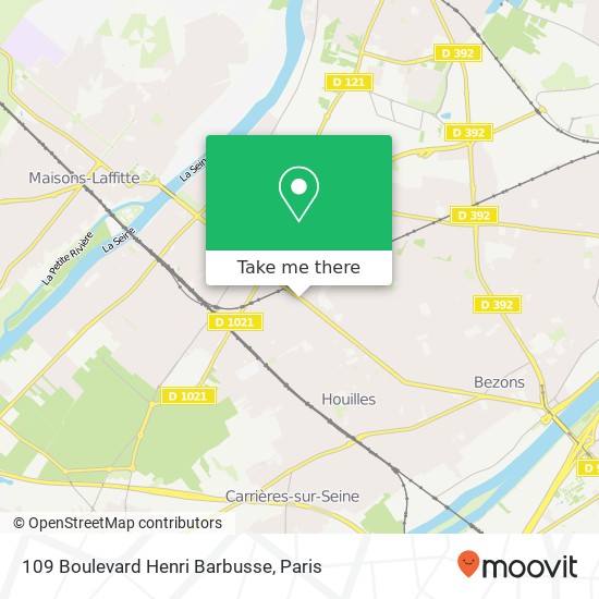 109 Boulevard Henri Barbusse map