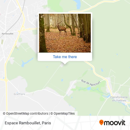 Espace Rambouillet map