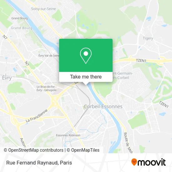 Rue Fernand Raynaud map