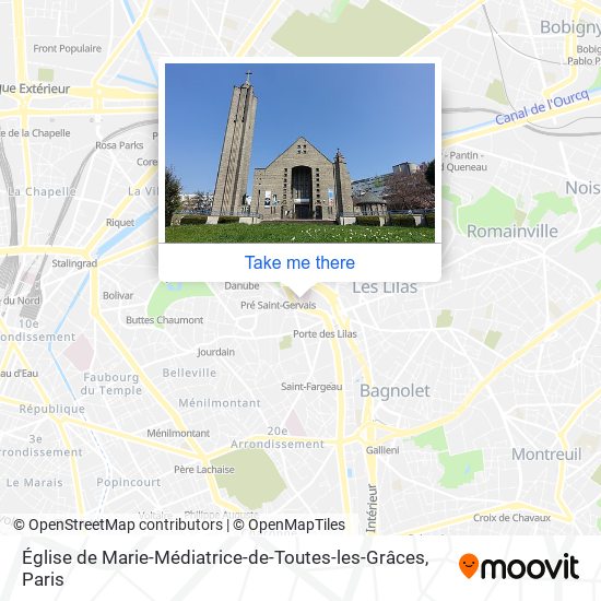 Église de Marie-Médiatrice-de-Toutes-les-Grâces map