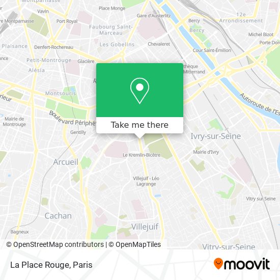 La Place Rouge map