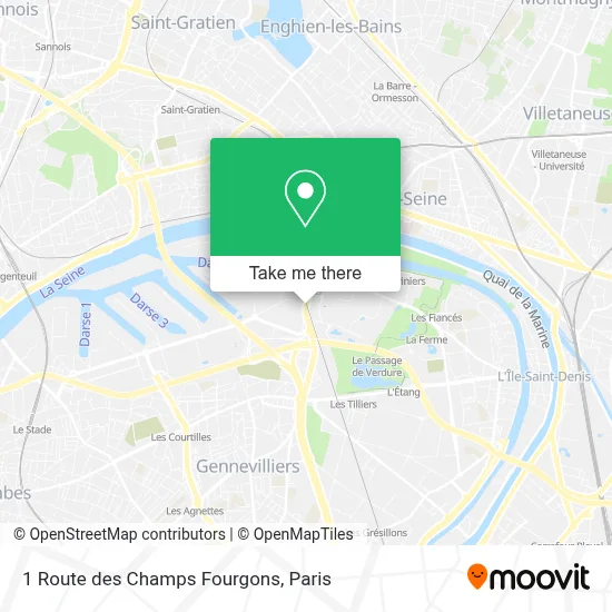 1 Route des Champs Fourgons map
