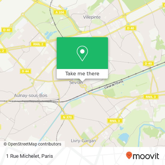 1 Rue Michelet map