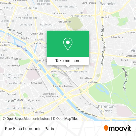 Rue Elisa Lemonnier map