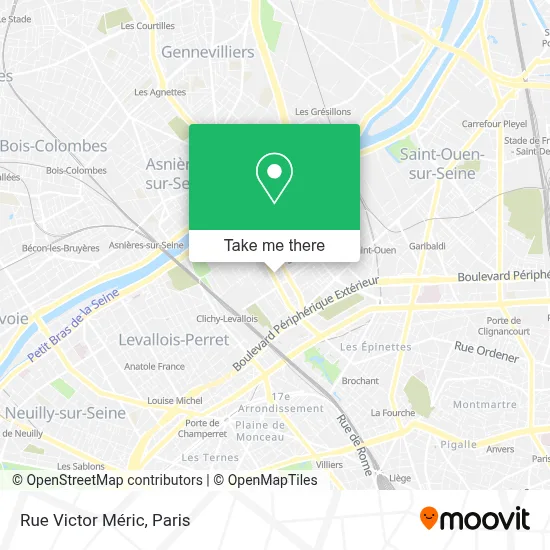 Rue Victor Méric map