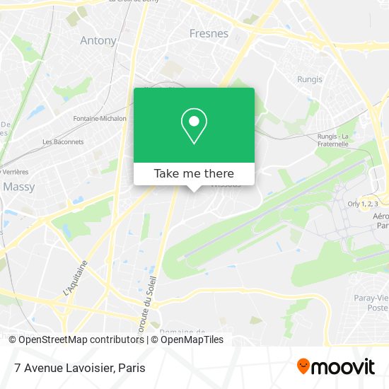 Mapa 7 Avenue Lavoisier