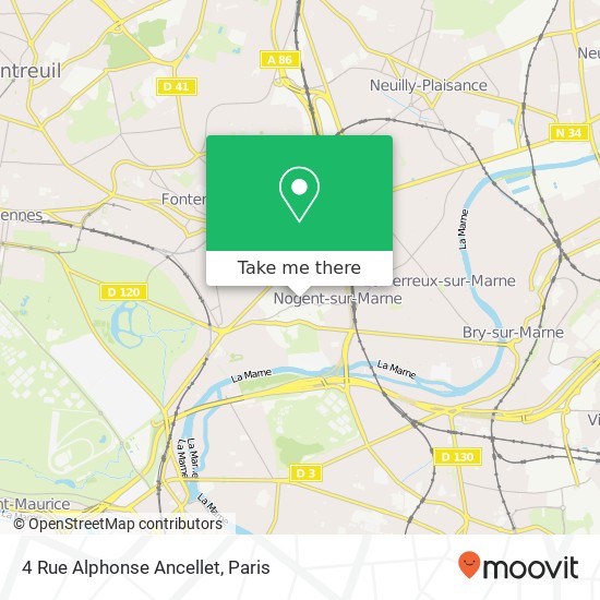 4 Rue Alphonse Ancellet map
