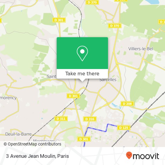 3 Avenue Jean Moulin map
