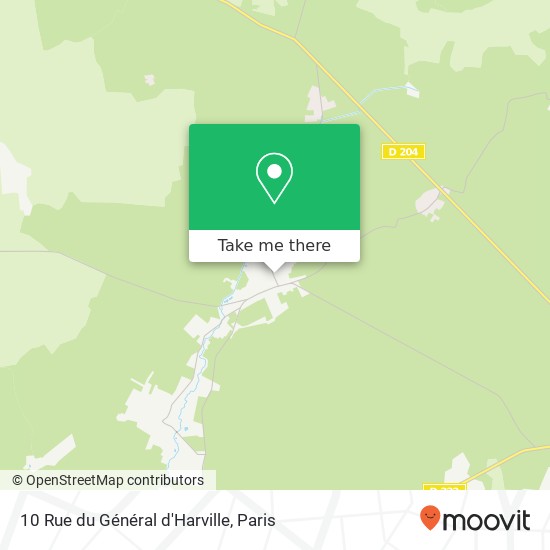 Mapa 10 Rue du Général d'Harville