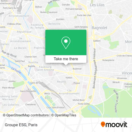 Groupe ESG map