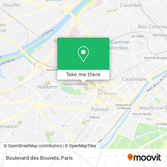 Boulevard des Bouvets map