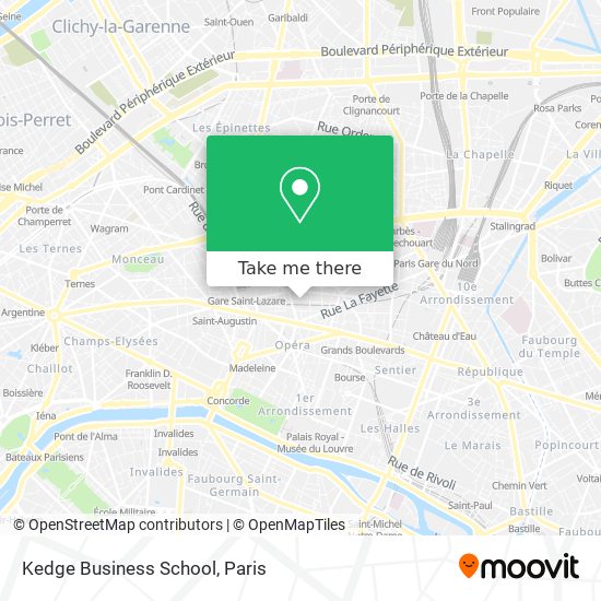 Kedge Business School map