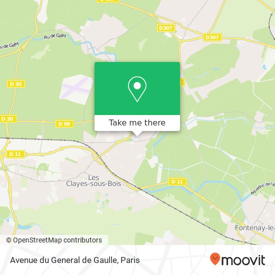 Avenue du General de Gaulle map