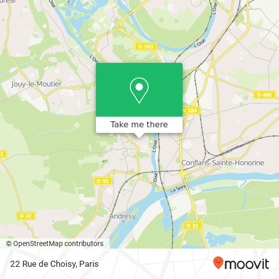 22 Rue de Choisy map