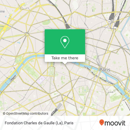 Fondation Charles de Gaulle (La) map