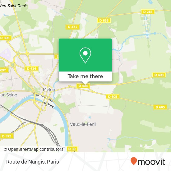 Route de Nangis map